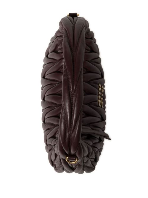 Borsa hobo Wander in nappa matelassé MIU MIU | 5BC125V-OOYAN88F0NBL